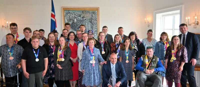Keppendum Íslands á Special Olympics boðið að Bessastöðum