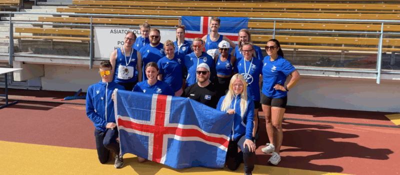 Ísland með 30 verðlaun á Norðurlandamótinu í frjálsum