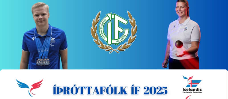 Ingeborg og Snævar Íþróttafólk ÍF 2025